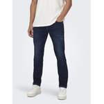 Stretch Jeans von Only & Sons, in der Farbe Blau, aus Baumwolle, andere Perspektive, Vorschaubild