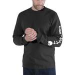 Langarm Shirt von Carhartt, in der Farbe Schwarz, andere Perspektive, Vorschaubild