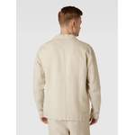 Outdoorjacke von Knowledge Cotton Apparel, in der Farbe Beige, aus Leinen, andere Perspektive, Vorschaubild