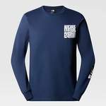 Langarm Shirt von The North Face, in der Farbe Blau, aus Baumwolle, Vorschaubild