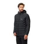 Herrenjacke von Jack Wolfskin, in der Farbe Schwarz, andere Perspektive, Vorschaubild