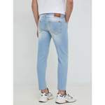 Slim Fit Jeans von Liu Jo, in der Farbe Blau, aus Stoff, andere Perspektive, Vorschaubild