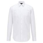 Business Hemde von Boss, in der Farbe Weiss, aus Baumwolle, andere Perspektive, Vorschaubild