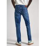 Straight Leg Jeans, in der Farbe Blau, aus Baumwolle, andere Perspektive, Vorschaubild