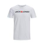 T-Shirt von jack & jones, in der Farbe Weiss, aus Baumwolle, andere Perspektive, Vorschaubild