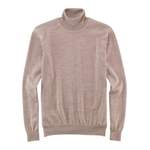 Rollkragenpullover von Olymp, in der Farbe Beige, aus Schurwolle, Vorschaubild