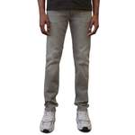 Slim Fit Jeans von Marc O'Polo, in der Farbe Grau, aus Baumwolle, andere Perspektive, Vorschaubild