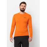 Funktionsshirt von Jack Wolfskin, in der Farbe Orange, aus Fleece, andere Perspektive, Vorschaubild