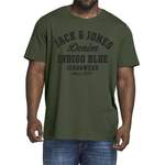 T-Shirt von Jack & Jones Plus, in der Farbe Grün, andere Perspektive, Vorschaubild