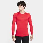 Langarm Shirt von Nike, in der Farbe Rot, aus Polyester, Vorschaubild