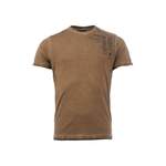 T-Shirt von questo savage, in der Farbe Braun, aus Baumwolle, andere Perspektive, Vorschaubild