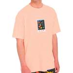T-Shirt von Volcom, in der Farbe Orange, aus Baumwolle, andere Perspektive, Vorschaubild