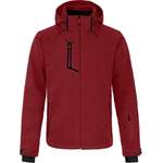 Outdoorjacke von Bergson, in der Farbe Rot, andere Perspektive, Vorschaubild