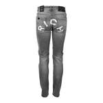 Herren-Jeans von John Richmond, in der Farbe Grau, aus Baumwolle, andere Perspektive, Vorschaubild