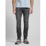 Slim Fit Jeans, in der Farbe Grau, aus Polyester, andere Perspektive, Vorschaubild
