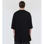 T-Shirt von Rick Owens, in der Farbe Schwarz, aus Baumwolle, andere Perspektive, Vorschaubild