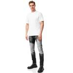 Straight Leg Jeans von Rusty Neal, in der Farbe Schwarz, andere Perspektive, Vorschaubild