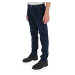 Slim Fit Jeans von Original Vintage, in der Farbe Blau, aus Stoff, andere Perspektive, Vorschaubild