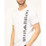 T-Shirt von Emporio Armani EA7, in der Farbe Weiss, aus Baumwolle, andere Perspektive, Vorschaubild