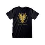 T-Shirt von Game Of Thrones, in der Farbe Schwarz, aus Baumwolle, andere Perspektive, Vorschaubild