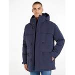 Parka von Tommy Jeans, in der Farbe Blau, aus Polyester, andere Perspektive, Vorschaubild