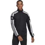Trainingsjacke von Adidas, in der Farbe Schwarz, aus Recyceltes, andere Perspektive, Vorschaubild