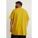T-Shirt von C&A, in der Farbe Gelb, aus Baumwolle, andere Perspektive, Vorschaubild