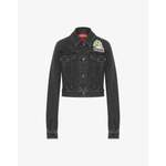 Schwarze Jeansjacke der Marke Moschino