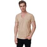 T-Shirt von Rusty Neal, in der Farbe Beige, aus Baumwolle, Vorschaubild