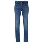 Slim Fit Jeans von Hugo Boss, in der Farbe Blau, aus Polyester, Vorschaubild