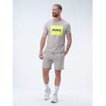 Sportshorts von HUGO, in der Farbe Grau, aus Baumwolle, andere Perspektive, Vorschaubild