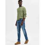 Straight Leg Jeans von Selected Homme, in der Farbe Blau, aus Baumwolle, andere Perspektive, Vorschaubild