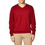 V-Pullover von Tommy Hilfiger, in der Farbe Rot, andere Perspektive, Vorschaubild