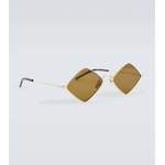 Herren-Sonnenbrille von Saint Laurent, in der Farbe Braun, andere Perspektive, Vorschaubild