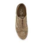 Sneaker von Prime Shoes, in der Farbe Beige, aus Velours, andere Perspektive, Vorschaubild