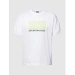 T-Shirt von EA7 Emporio Armani, in der Farbe Weiss, aus Baumwolle, Vorschaubild