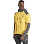 Herrenjacke von Adidas, in der Farbe Gelb, aus Polyester, andere Perspektive, Vorschaubild