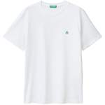 T-Shirt von United Colors of Benetton, in der Farbe Weiss, aus Jersey, andere Perspektive, Vorschaubild