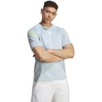 Herrenshirt von Adidas, in der Farbe Grau, aus Polyester, andere Perspektive, Vorschaubild