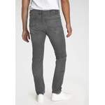 Stretch Jeans, in der Farbe Grau, aus Elasthan, andere Perspektive, Vorschaubild
