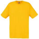 T-Shirt von Fruit Of The Loom, in der Farbe Gelb, andere Perspektive, Vorschaubild