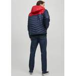 Steppjacke von jack & jones, in der Farbe Blau, aus Polyester, andere Perspektive, Vorschaubild