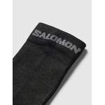 Socke von Salomon, in der Farbe Schwarz, aus Elasthan, andere Perspektive, Vorschaubild