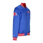 Bomberjacke von Mitchell & Ness, in der Farbe Blau, andere Perspektive, Vorschaubild