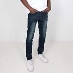 Slim Fit Jeans von Represent, in der Farbe Blau, aus Baumwolle, andere Perspektive, Vorschaubild