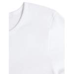 T-Shirt von Huber Bodywear, in der Farbe Weiss, aus Baumwolle, andere Perspektive, Vorschaubild