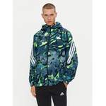 Herren-Sportjacke von Adidas, in der Farbe Grün, aus Polyester, Vorschaubild