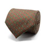 Krawatte von BGENTS, in der Farbe Braun, aus Seide, andere Perspektive, Vorschaubild
