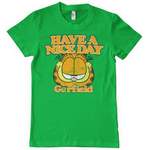 T-Shirt von Garfield, in der Farbe Grün, andere Perspektive, Vorschaubild