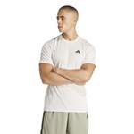 Funktionsshirt von Adidas, in der Farbe Weiss, aus Polyester, andere Perspektive, Vorschaubild